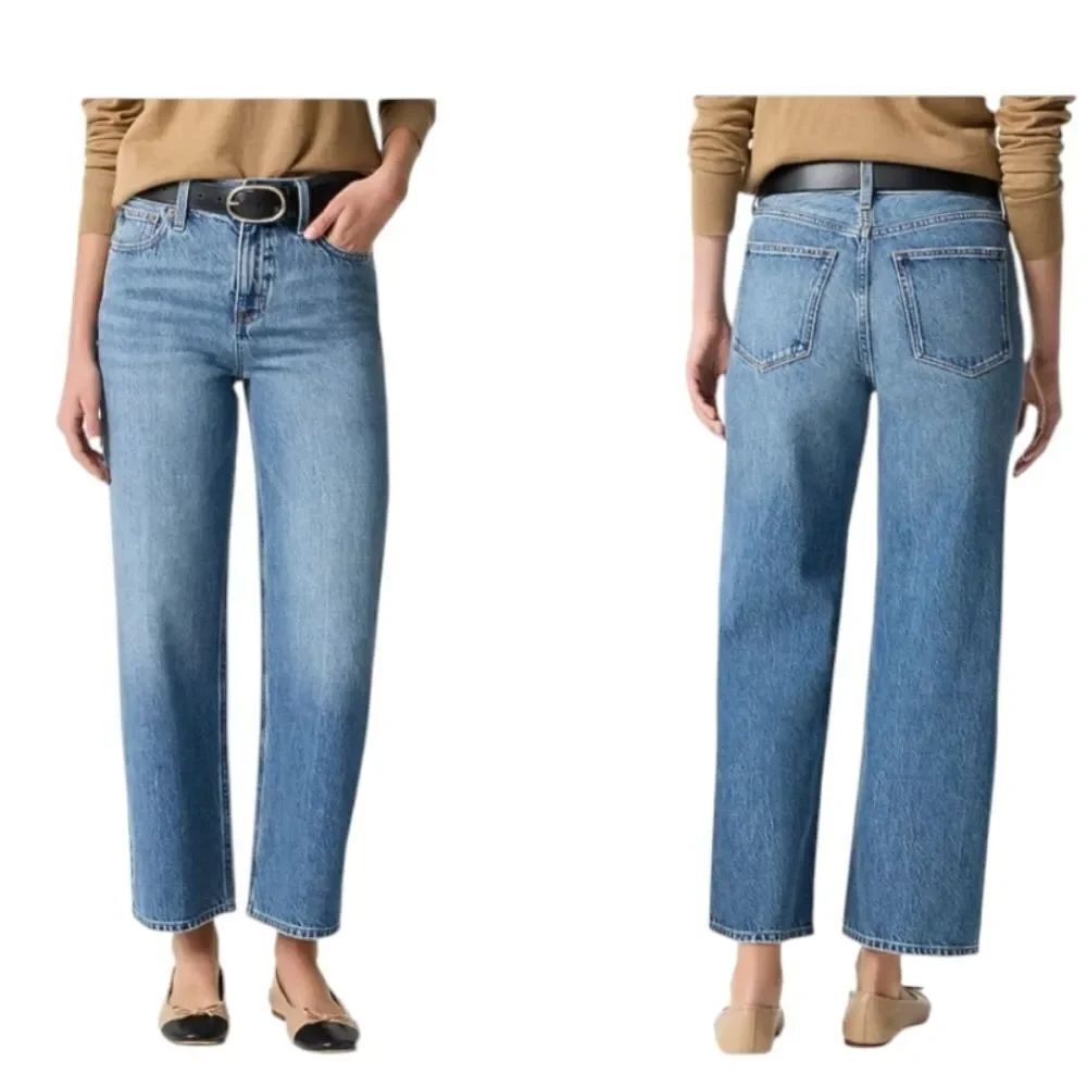 NWT J. Crew 90s Vintage Baggy Jeans Blue Size 25